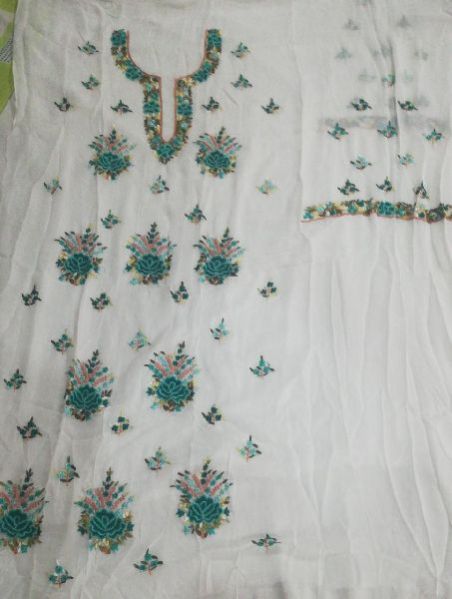 Ladies Embroidered Unstitched Suit 12