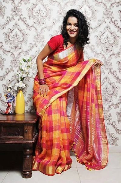 Madhyamoni Khadi Cotton Sarees 01