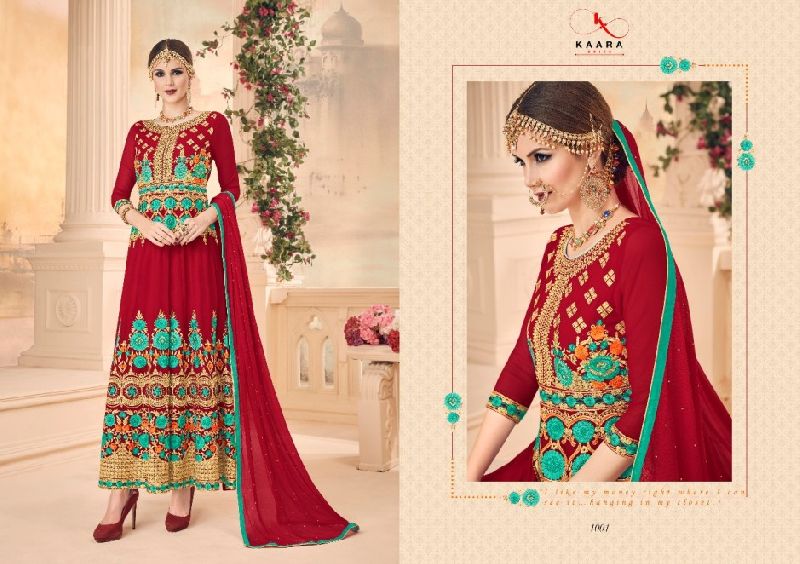 D No. 1001 Georgette Anarkali Suit