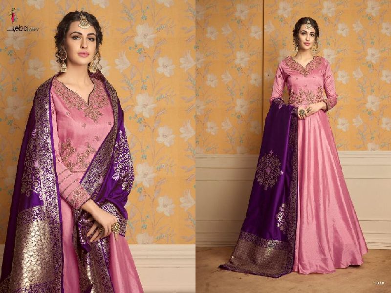 D No.1028 Tussar Satin Gown