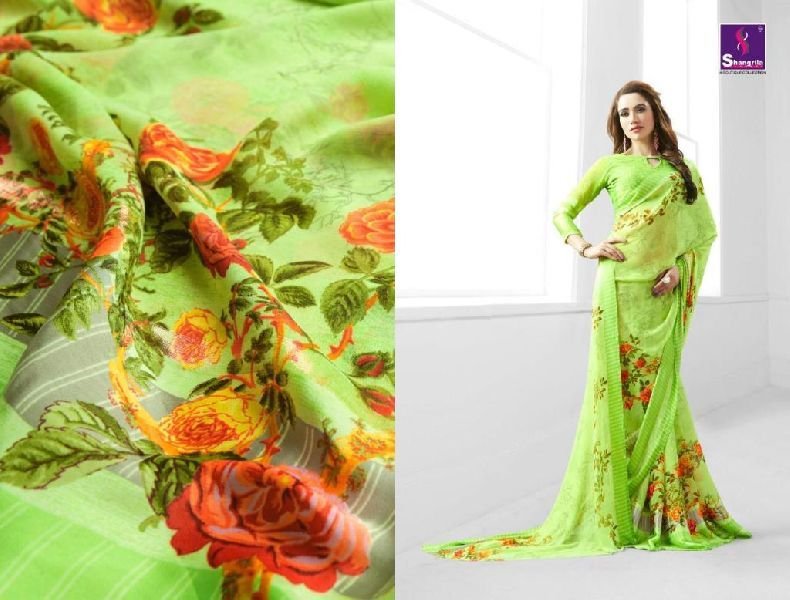 D No. 3780 Satin Saree