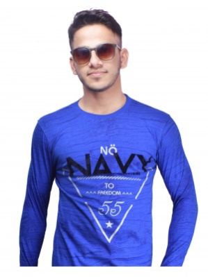 Round Neck Full Sleeve Thumb Hole With Stylish Bottom T-Shirt 01