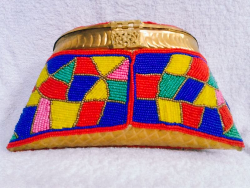 Geometric Work Clutch Purse 03