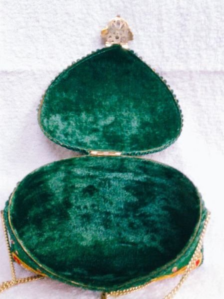 Zari Embroidery Clutch Bag 04