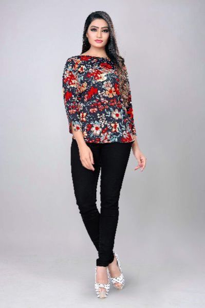 1013 Fancy Printed Top