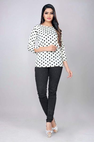 1015 Fancy Printed Top