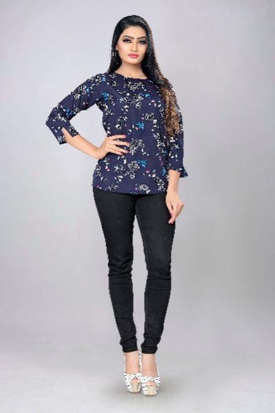 1018 Fancy Printed Top