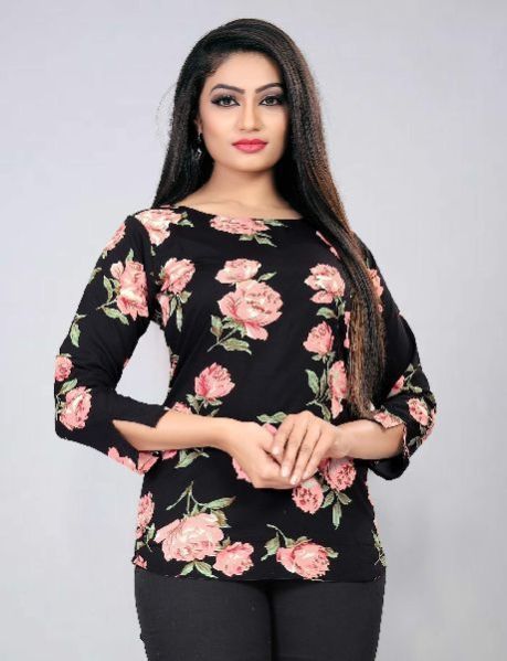 103-4 Fancy Printed Top