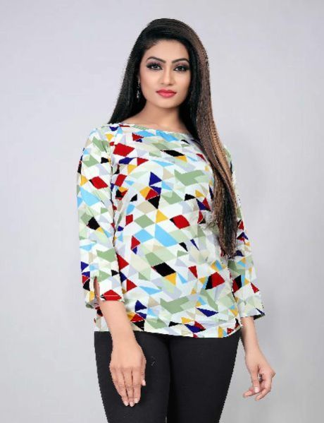 104-4 Fancy Printed Top