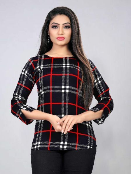 109-4 Fancy Printed Top