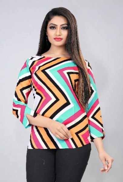110-4 Fancy Printed Top