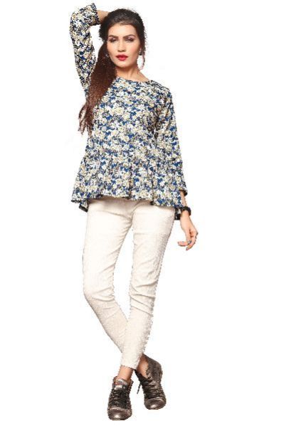 TP-157 Fancy Printed Top