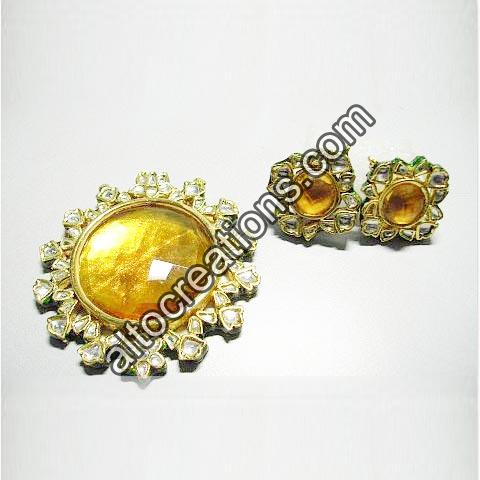 Kundan Pendant Set 01