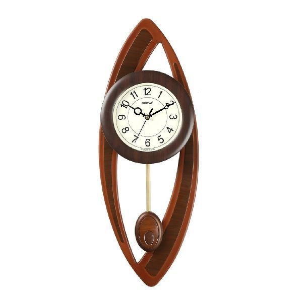 AQ 2247 SS Pendulum Analog Clock