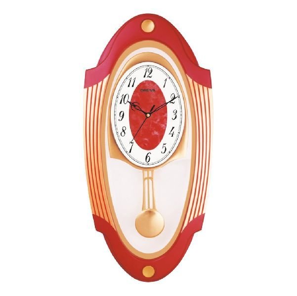 AQ 2287 SS Pendulum Analog Clock