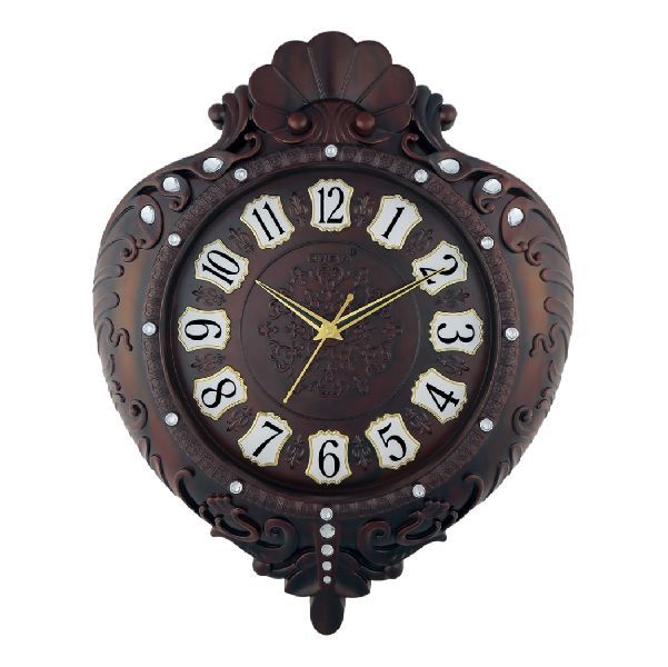 AQ 5907 SS Fancy Analog Clock