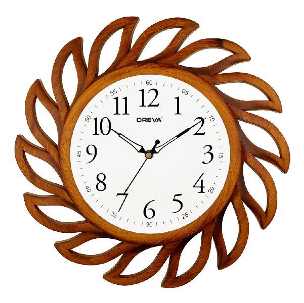AQ 6287 SS Fancy Analog Clock
