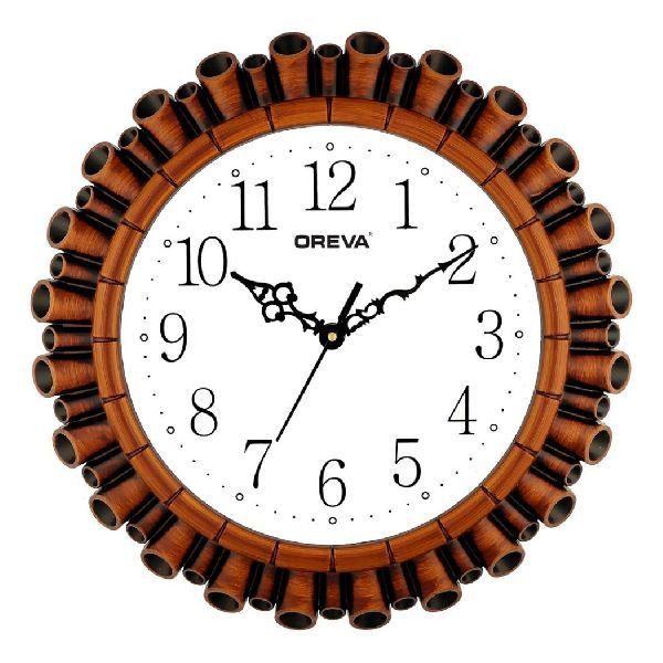 AQ 6327 SS Fancy Analog Clock
