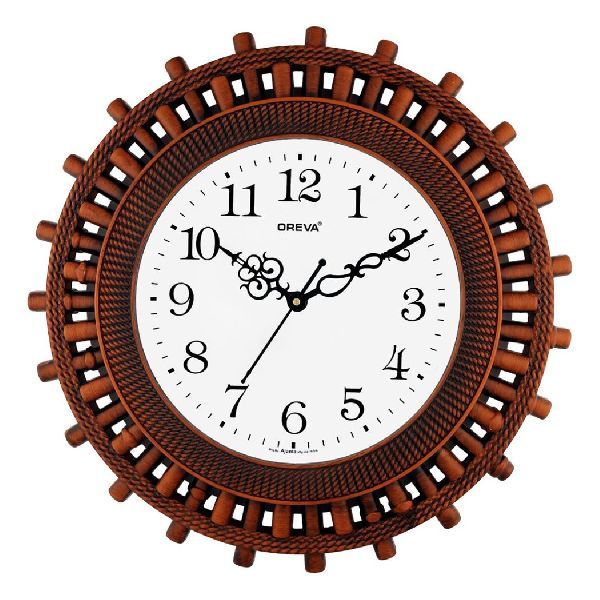 AQ 6447 SS Fancy Analog Clock