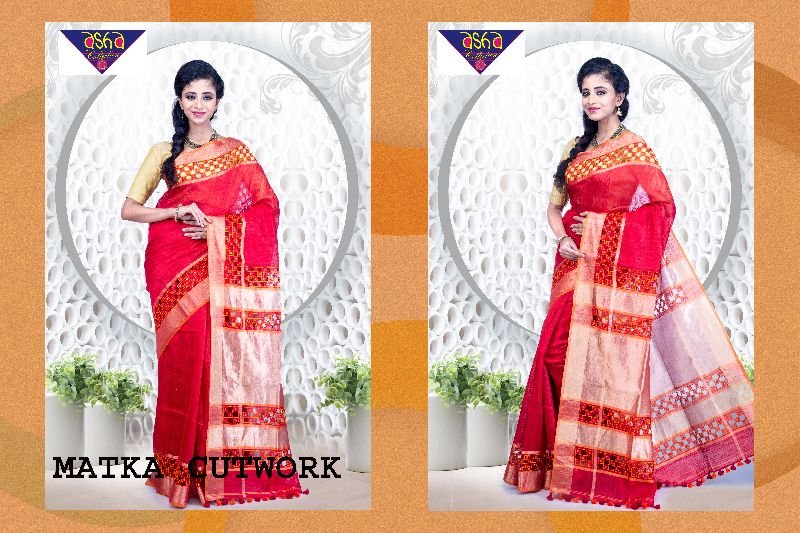 Matka Cutwork Sarees 05