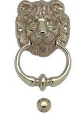 MI-131 Brass Lion Knocker