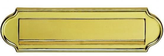 MI-144 Brass Letter Plate