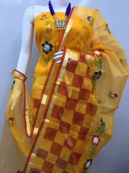 Kota Doria Brush Painted Suits 02