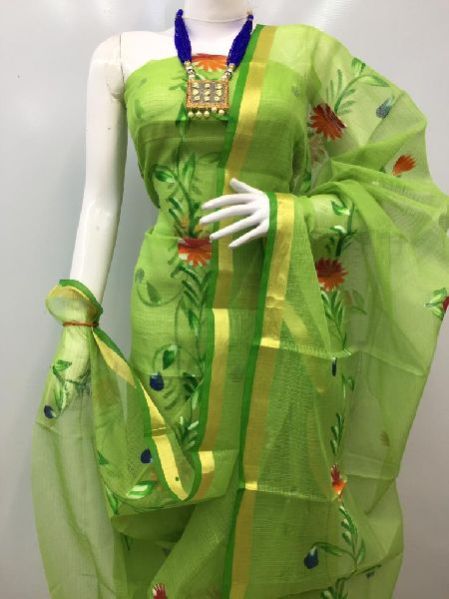 Kota Doria Brush Painted Suits 04