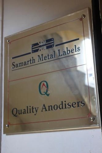 Stainless Steel Etched Nameplate 01