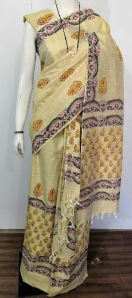 Printed Khadi Cotton Mekhela Saree 03