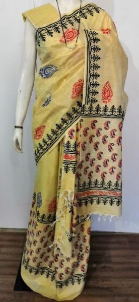 Printed Khadi Cotton Mekhela Saree 06