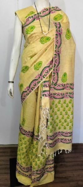 Printed Khadi Cotton Mekhela Saree 08