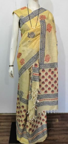 Printed Khadi Cotton Mekhela Saree 09