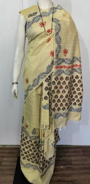 Printed Khadi Cotton Mekhela Saree 16