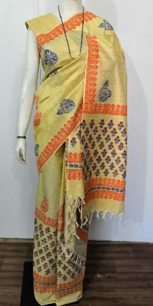 Printed Khadi Cotton Mekhela Saree 17