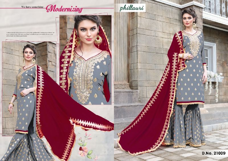 21009 Phillauri Vol - 8 Fox Georgette Dress