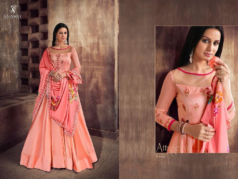 39002 Heavy Tapeta Sarteen and Silk Long Suit
