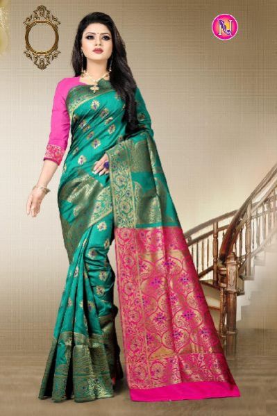 Heavy Art Banarasi Silk Saree 11