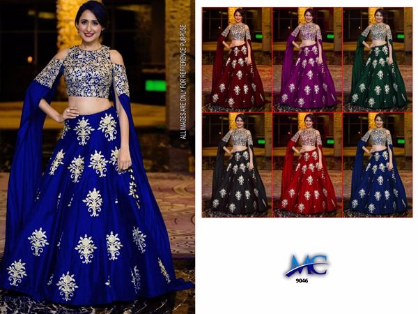 Heavy Work Tapeta Silk Lehenga Choli 08