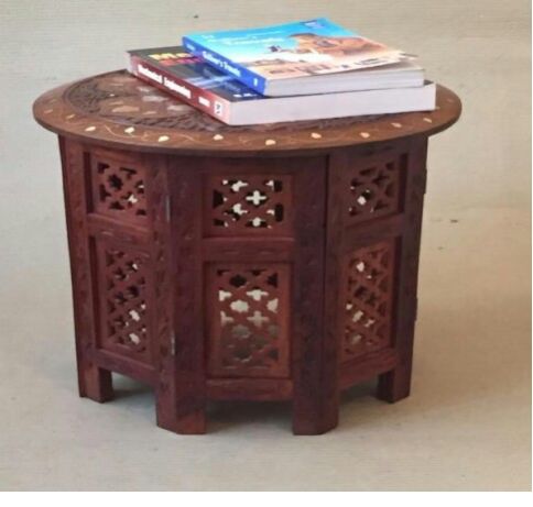 Wooden Carved Small Table