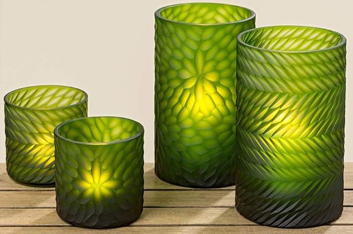 Double Layered Glass Tea Light Holders 01