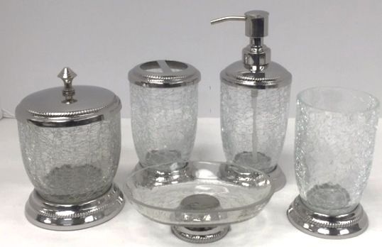 Glass Bathroom Set 03