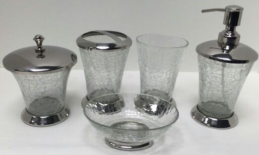 Glass Bathroom Set 04