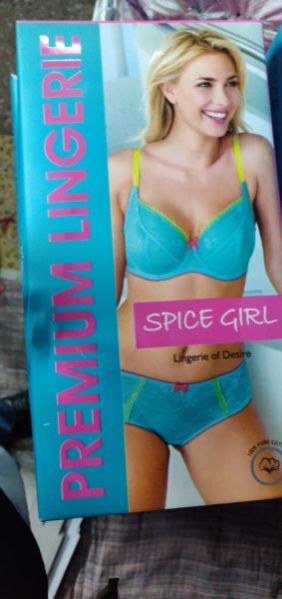 Ladies Plain Blue Bra 01