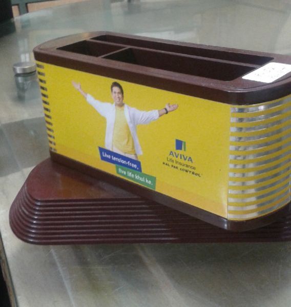 Plastic Table Top Pen Stand 04