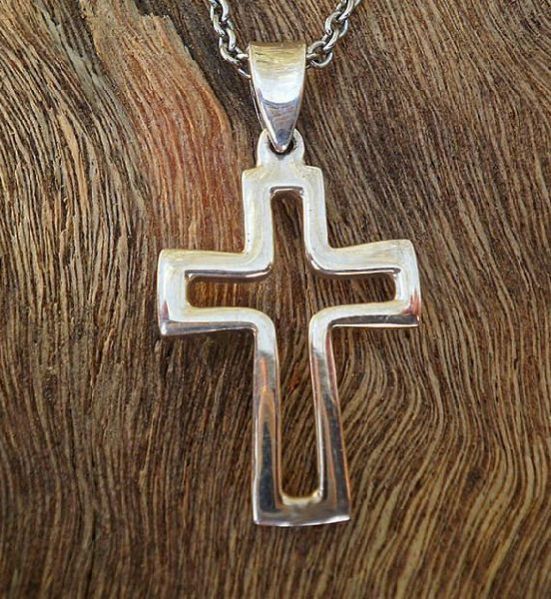 Silver Religious Symbol Pendant 03