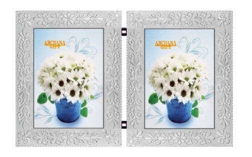 Double Orange Photo Frame