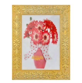 Single Orange Photo Frame