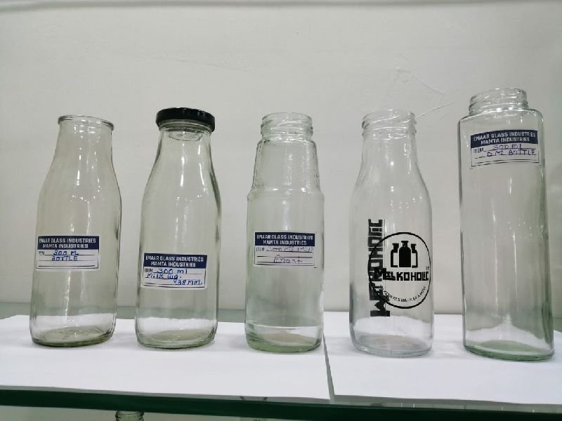 Milkshake Glass Bottle 01