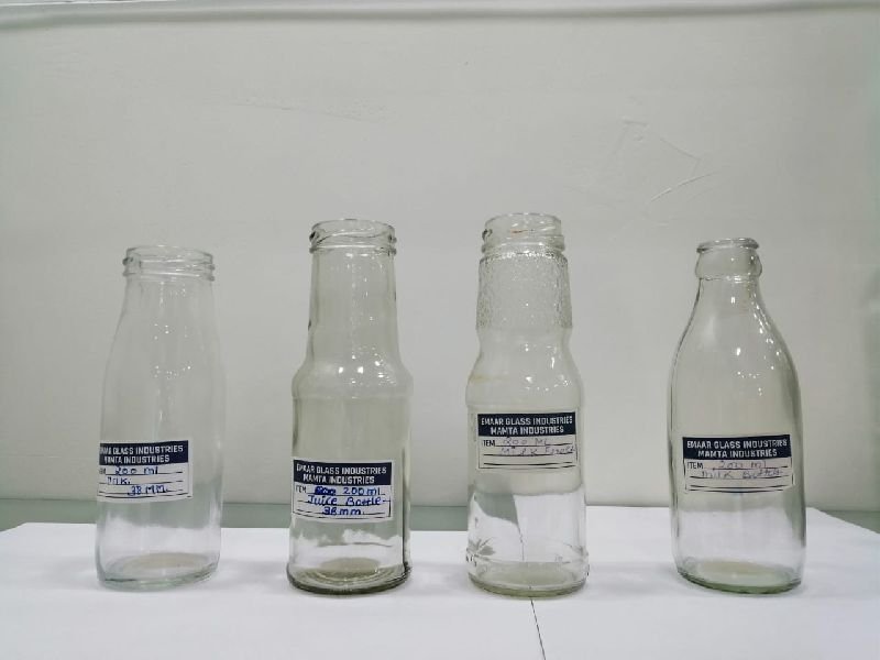 Milkshake Glass Bottle 02